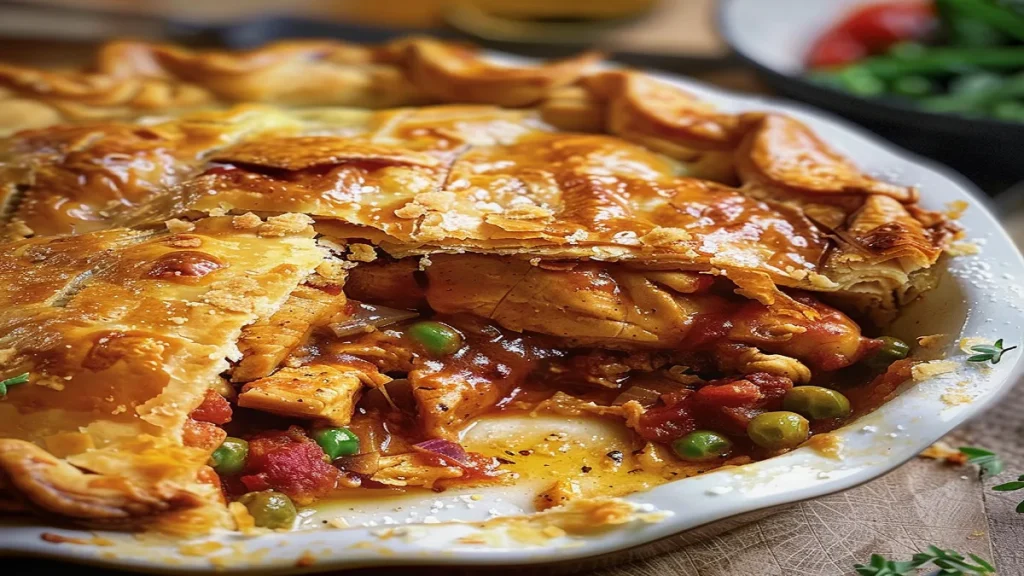 chicken and chorizo pie