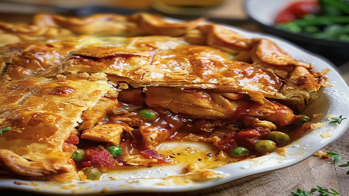 chicken and chorizo pie