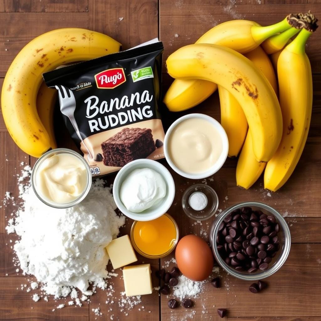 Banana Pudding Brownies Ingredients