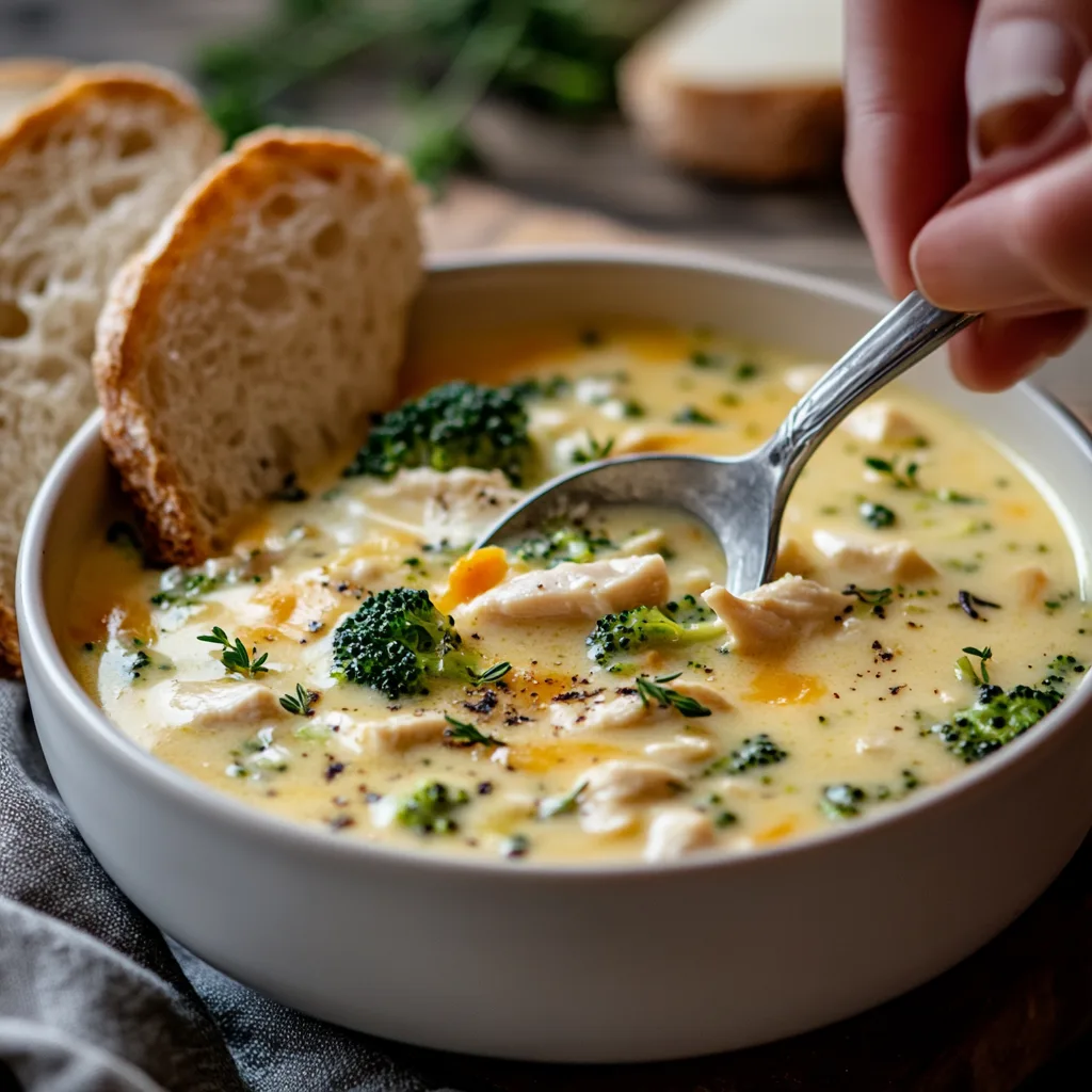 Chicken Broccoli Cheddar Soup