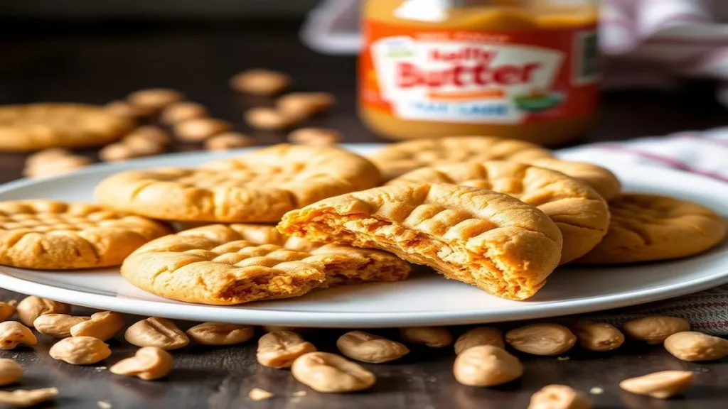 crispy peanut butter cookies​