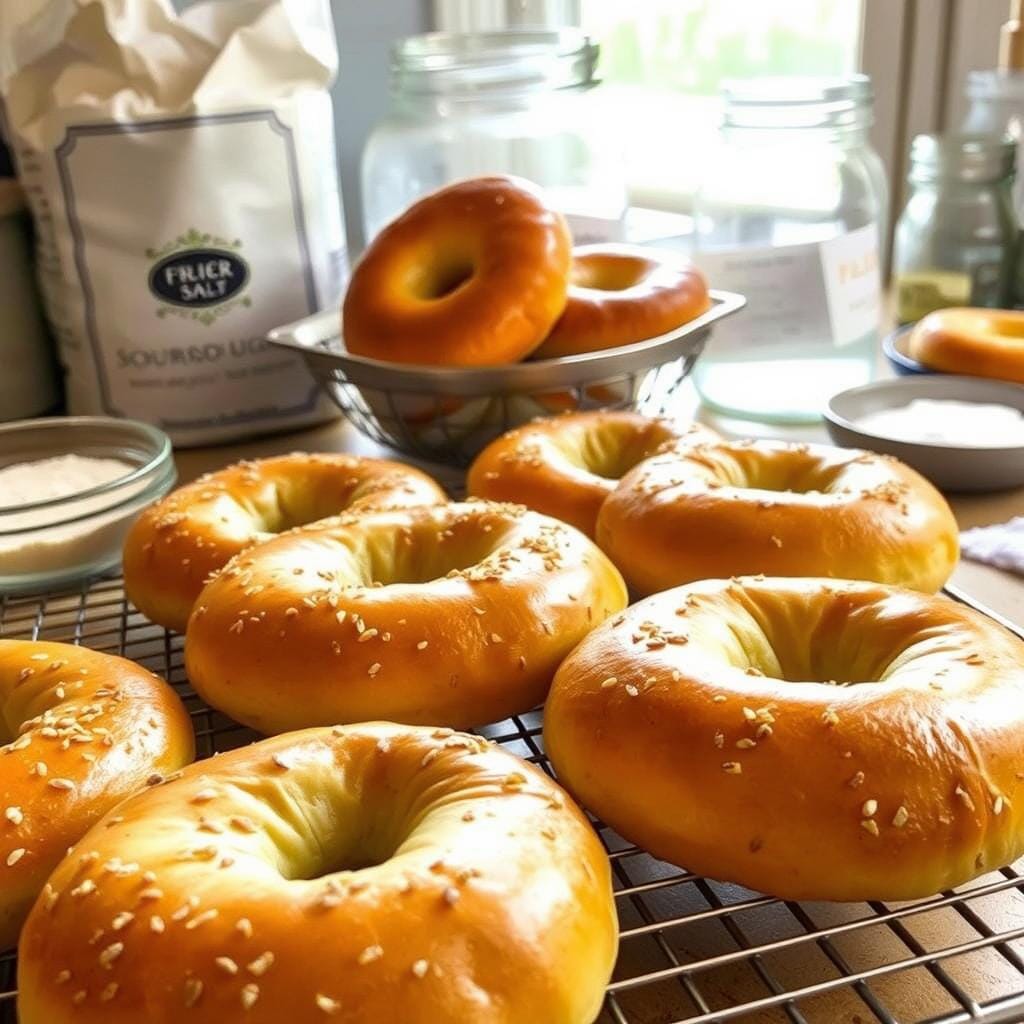 homemade bagels