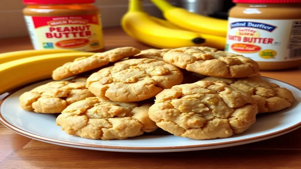 peanut-butter-banana-cookies