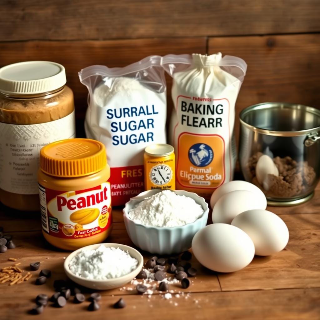 peanut butter cookies ingredients