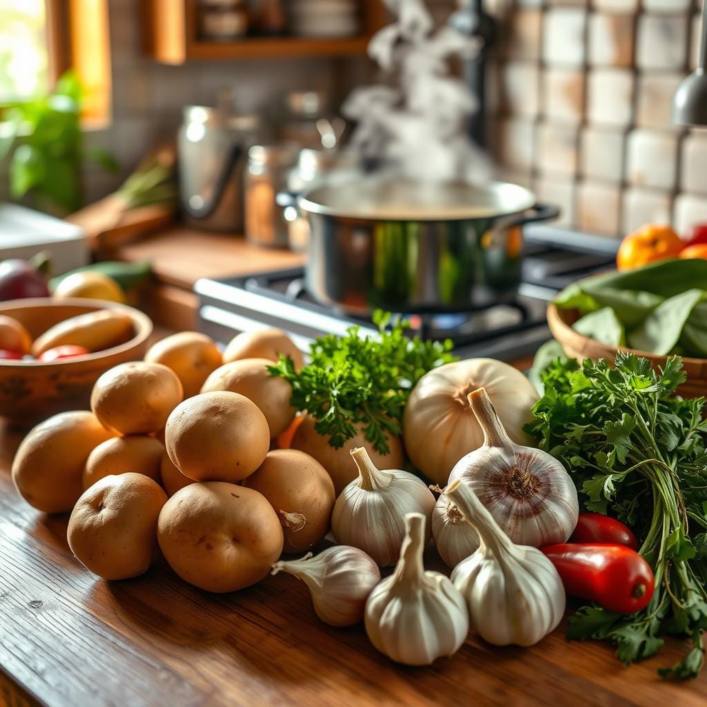 potato soup preparation