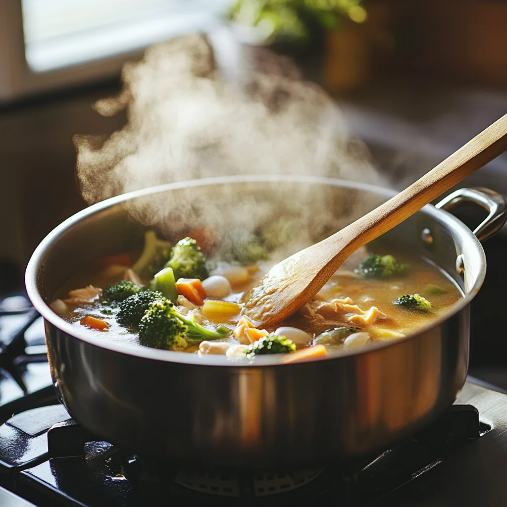 Chicken Broccoli Cheddar Soup