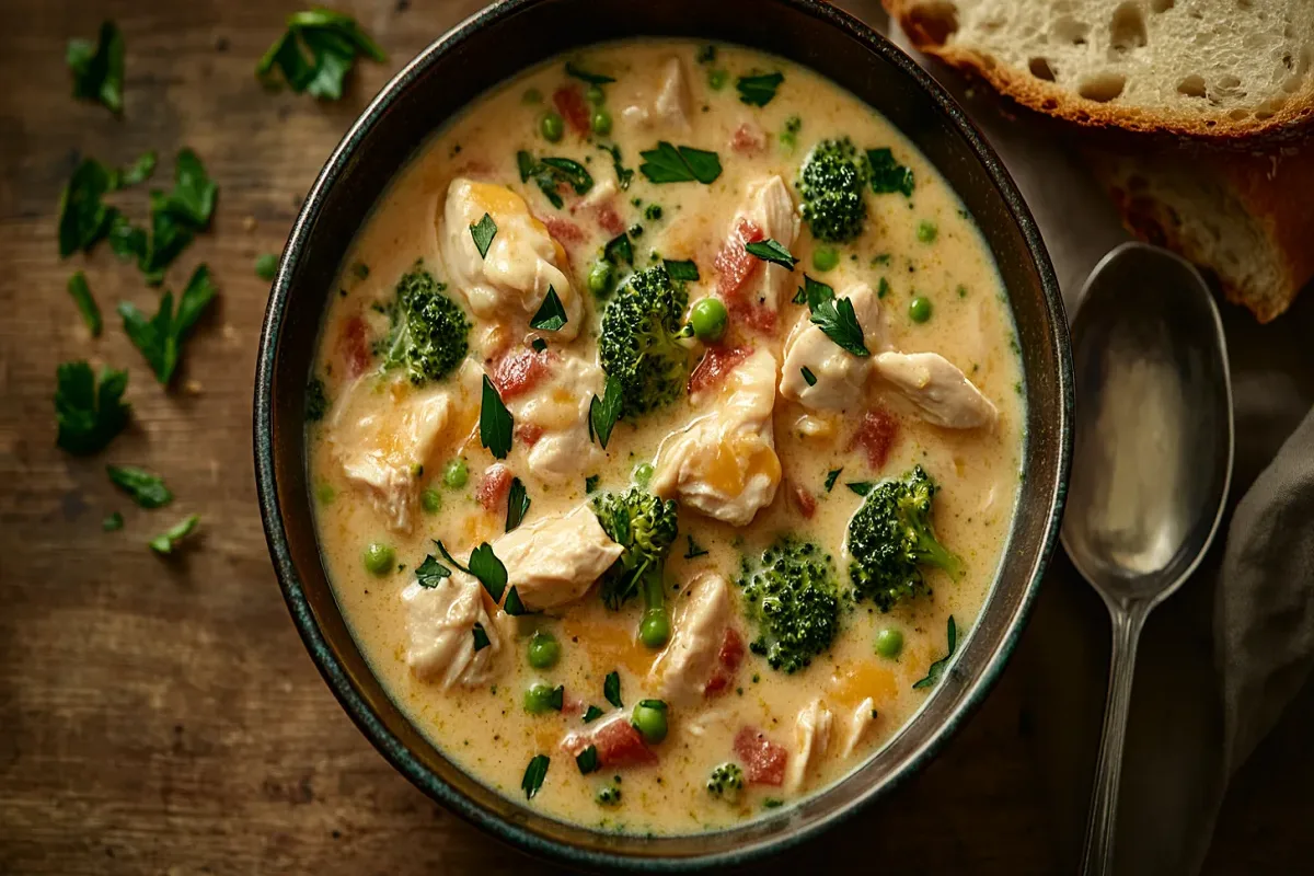 Chicken Broccoli Cheddar Soup